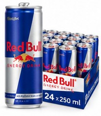 Red Bull Energy Drink 250ml cans and 24-can tray